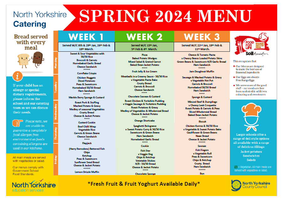Spring 2024 Catering Specials maia casandra